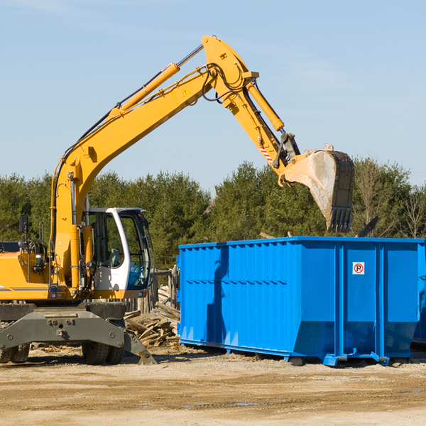 what are the rental fees for a residential dumpster in Huttonsville WV